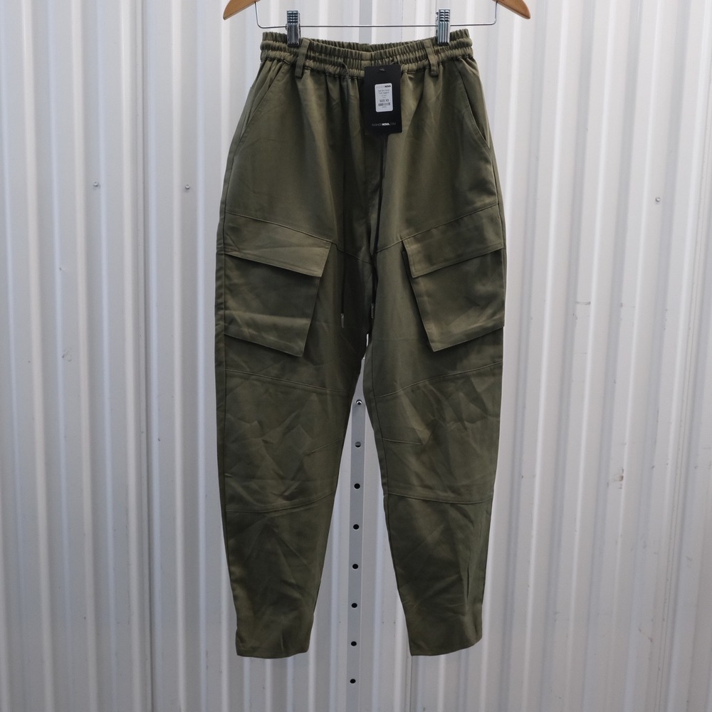 Fashion Nova‎ Call Me Cargo Twill Joggers Olive Green Women's Size XS